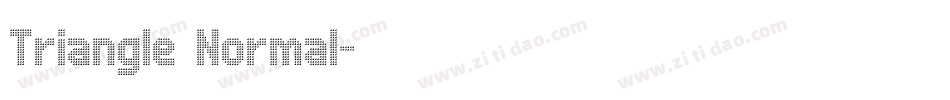 Triangle Normal字体转换
